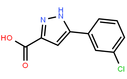 5-(3-Chlorophenyl)-1H-pyrazole-3-carboxylic acid