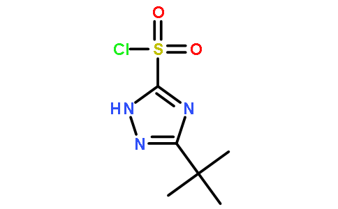 5-叔丁基-1H-1,2,4-噻唑-3-磺酰氯