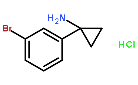 1-(3-BROMOPHENYL)CYCLOPROPAN-1-AMINE HYDROCHLORIDE