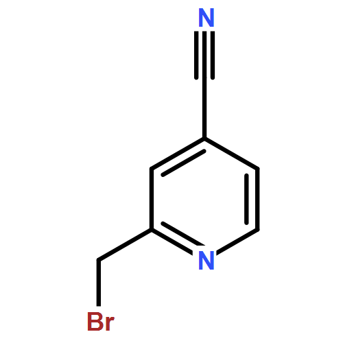 2-(Bromomethyl)-4-pyridinecarbonitrile