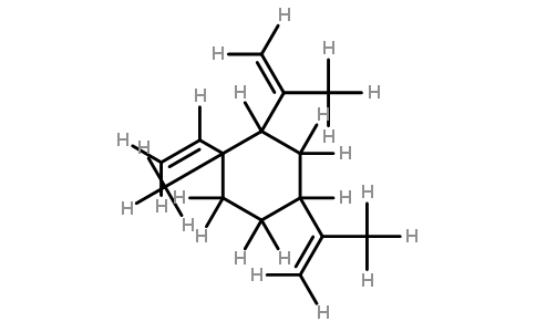 β-榄香烯(cas:515-13-9 结构式图片