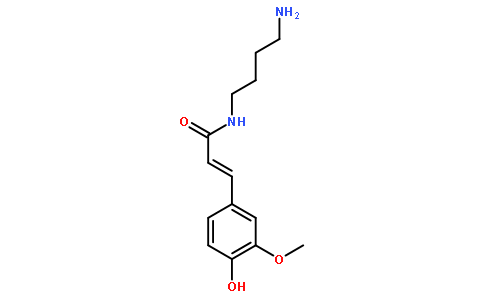 N-(4-Aminobutyl)-3-(4-hydroxy-3-methoxyphenyl)acrylamide