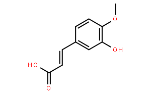 3-羟基-4-甲氧基肉桂酸