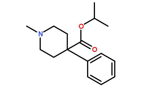 异丙度冷丁(cas:561-76-2) 结构式图片