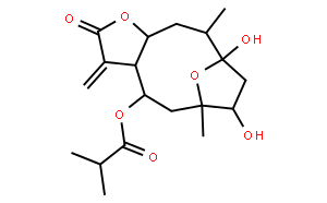 圓葉腫柄菊素 A