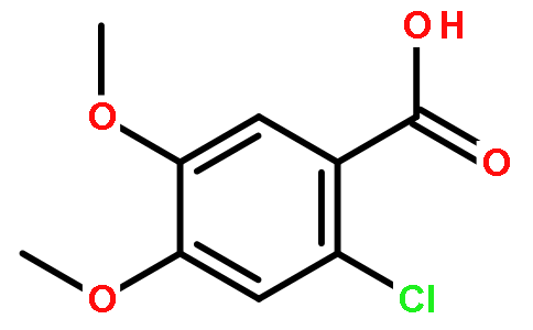 2-氯-4,5-二甲氧基苯甲酸