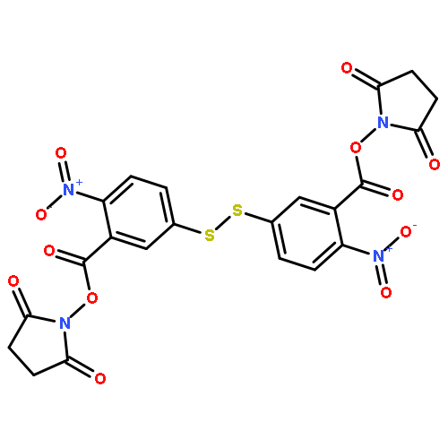 2,5-Pyrrolidinedione,1,1'-[dithiobis[(6-nitro-3,1-phenylene)carbonyloxy]]bis-
