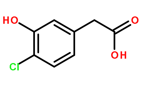 4-chloro-3-hydroxyphenylacetic acid