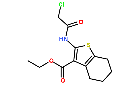 ethyl 2-[(chloroacetyl)amino]-4,5,6,7-tetrahydro-1-benzothiophene-3-carboxylate