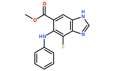 Methyl 7-fluoro-6-(phenylamino)-1H-benzo[d]imidazole-5-carboxylate