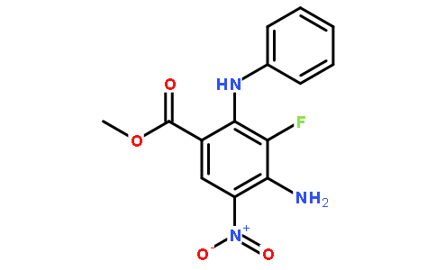 Methyl 4-amino-3-fluoro-5-nitro-2-(phenylamino)benzoate