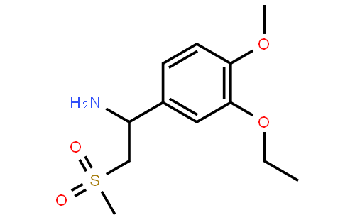 (S)-1-(3-ETHOXY-4-METHOXYPHENYL)-2-(METHYLSULFONYL)ETHANAMINE