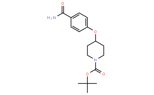 tert-Butyl 4-(4-carbamoylphenoxy)piperidine-1-carboxylate