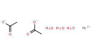 乙酸铅(II)三水合物