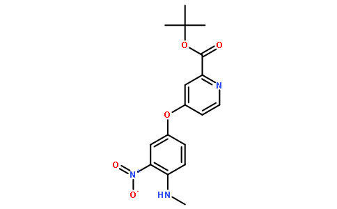 2-Pyridinecarboxylic acid,4-[4-(methylamino)-3-nitrophenoxy]-,1,1-dimethylethyl ester