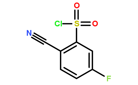 2-Cyano-5-fluorobenzene-1-sulfonyl chloride