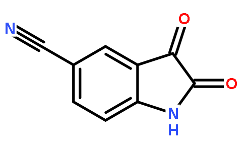 2,3-dioxoindoline-5-carbonitrile
