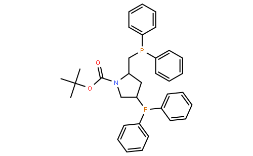 (2S, 4S)-4-二苯基膦-2-(二苯基膦甲基)-1-特丁氧羰基吡咯烷