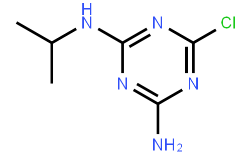 2-Amino-4-isopropylamino-6-chlorotriazine