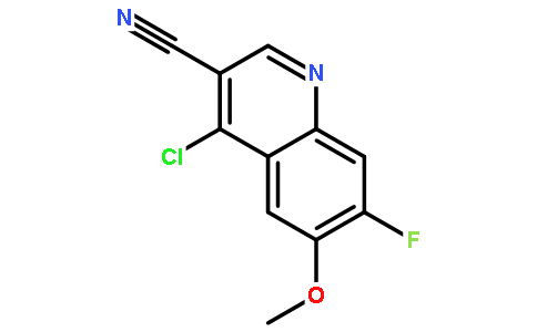 4-Chloro-7-fluoro-6-methoxyquinoline-3-carbonitrile