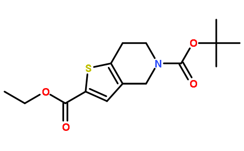 5-TERT-BUTYL 2-ETHYL 6,7-DIHYDROTHIENO[3,2-C]PYRIDINE-2,5(4H)-DICARBOXYLATE