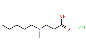 3-(N-甲基正戊胺基)丙酸鹽酸鹽