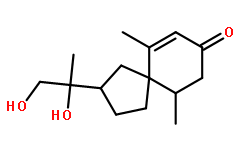 [2R-[2ALPHA(S*)，5ALPHA(R*)]]-2-(1，2-二羟基-1-甲基乙基)-6，10-二甲基螺[4.5]癸-6-烯-8-酮
