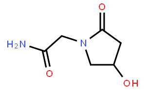 4-羟基-2-氧代吡咯烷-N-乙酰胺