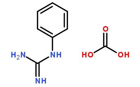 Carbonic acid, compd. with N-phenylguanidine (1:2)