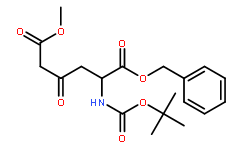 Benzyl-2-N-Boc-5-carbomethoxy-4-oxo-pentanate
