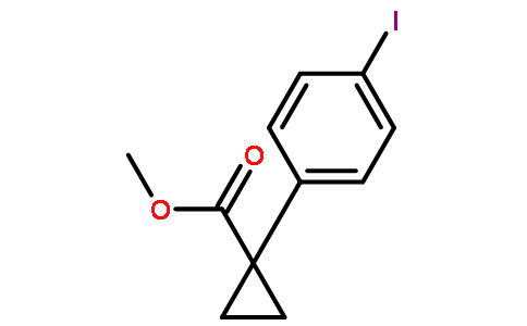 CYCLOPROPANECARBOXYLIC ACID,1-(4-IODOPHENYL)-,MEHTYL ESTER