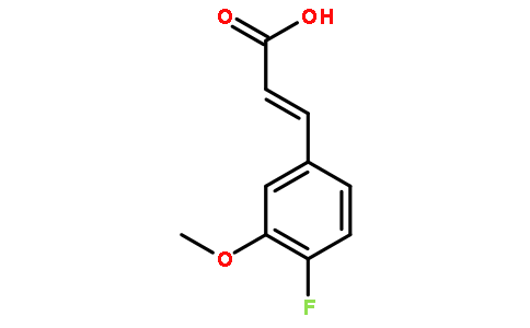 4-fluoro-3-methoxycinnamic acid