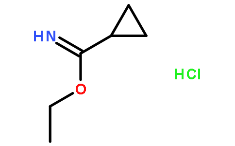 ethyl cyclopropanecarbimidate, HCl