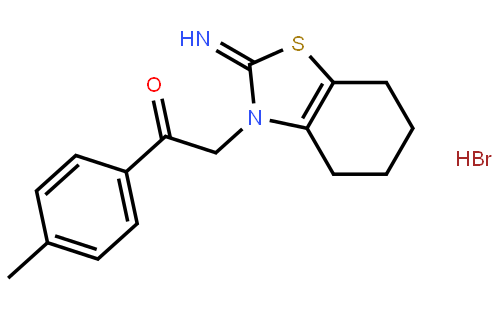2-(2-亚氨基-4,5,6,7-四氢苯并噻唑-3-基)-1-P-苯甲基乙酮氢溴酸盐