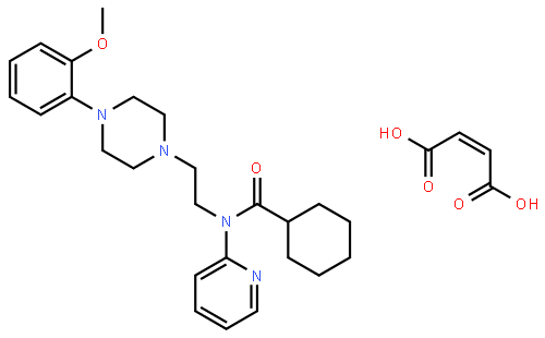 N-[2-[4-(2-METHOXYPHENYL)-1-PIPERAZINYL]ETHYL]-N-2-PYRIDINYL-CYCLOHEXANECARBOXAMIDE MALEATE