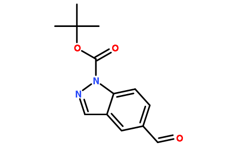 1H-INDAZOLE-1-CARBOXYLIC ACID,5-FORMYL-,1,1-DIMETHYLETHYL ESTER