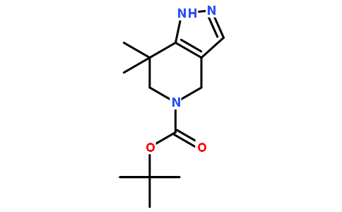 tert-Butyl 7,7-dimethyl-6,7-dihydro-1H-pyrazolo[4,3-c]pyridine-5(4H)-carboxylate