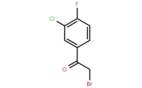 3-氯-4-氟苯甲酰甲基溴