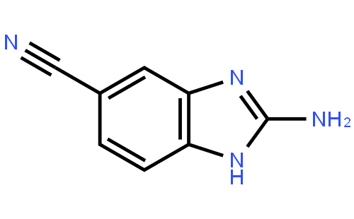 2-amino-1H-benzo[d]imidazole-5-carbonitrile