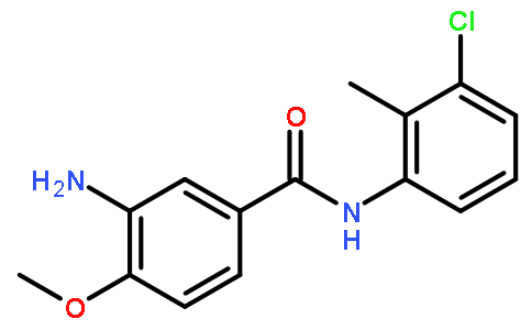 3-氨基-N-(3-氯-2-甲基苯基)-4-甲氧基苯甲酰胺