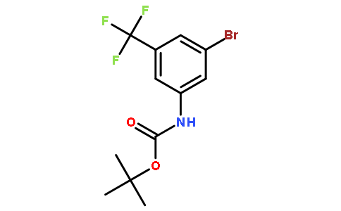 tert-butyl 3-bromo-5-(trifluoromethyl)phenylcarbamate