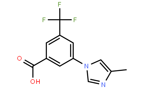 3-(4-METHYL-1H-IMIDAZOL-1-YL)-5-(TRIFLUOROMETHYL)BENZOIC ACID
