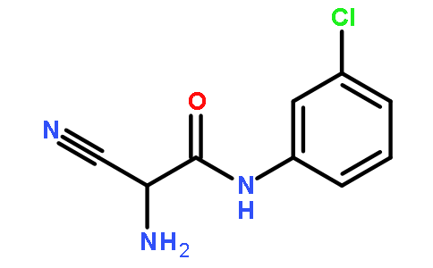 2-amino-n-(3-chloro-phenyl)-2-cyano-acetamide
