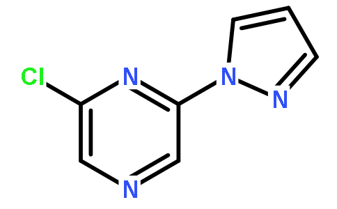 2-Chloro-6-(1H-pyrazol-1-yl)pyrazine