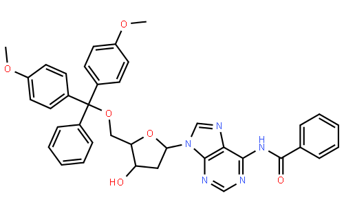 N6-苯甲酰基-5'-O-(4,4'-二甲氧基三苯基)-2'-脱氧腺苷