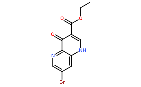 Ethyl 7-bromo-4-oxo-1,4-dihydro-1,5-naphthyridine-3-carboxylate