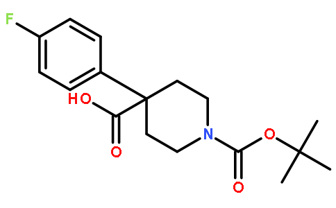 1-(tert-butoxycarbonyl)-4-(4-fluorophenyl)piperidine-4-carboxylic acid