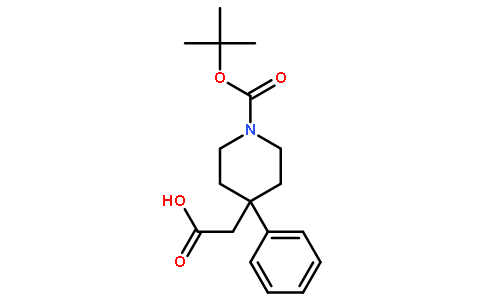 2-(1-(tert-butoxycarbonyl)-4-phenylpiperidin-4-yl)acetic acid