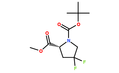 (R)-1-tert-butyl 2-methyl 4,4-difluoropyrrolidine-1,2-dicarboxylate