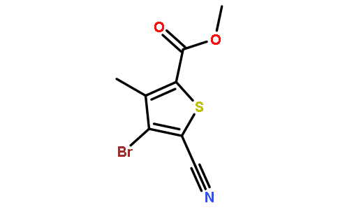 Methyl 4-bromo-5-cyano-3-methylthiophene-2-carboxylate